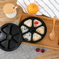 thumbnail image 4 of 1Pc 6 In 1 Multifunctional Onigiri Maker Plastic Rice Ball Mold Quick Making And Storing Tool For Home Kitchen Sushi Prep,Sushi Making Mold,Rice Ball Tool,White, 4 of 10