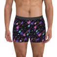 thumbnail image 1 of Sikiie Boxeurs pour Hommes Imprimé Guitare Colorée, Taille Élastique Boxeurs Leggings-TG, 1 of 5