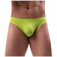 thumbnail image 2 of zbxnLI Bikini Briefs for Men Low Rise Breathable Soft Comfort Stretch Classic Underwear Solid Color, 2 of 7