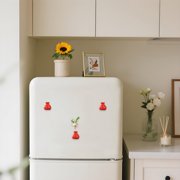 Home Ceramic Mini Vase Refrigerator with Magnetic Suction Flower Arrangement Decoration Refrigerator Decoration Ornament Home Essentials