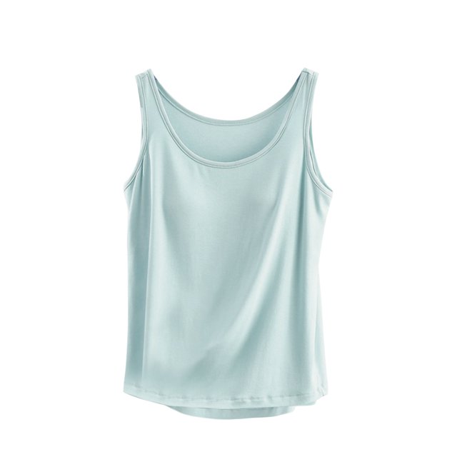 Yuyuzo Débardeurs de Pyjama pour Femmes Été Sans Manches Col Rond T-Shirts Basiques Amples Confortables