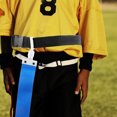 thumbnail image 3 of Drapeau de Football et Ceinture Ensemble Drapeau de Football Réutilisable Drapeaux de Taille de Jeu de Football Extérieur pour Fête, 3 of 8