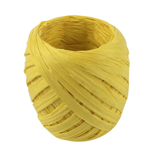 Agiferg Raffia String, 20m Raffia Ribbon for Wrapping Packing Birthday Gift Hamper & Box