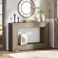 thumbnail image 1 of Tribesigns Farmhouse Console Table, 47" Wood Hallway Table with Storage for Hallway, Gray, 1 of 5
