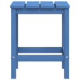 thumbnail image 3 of vidaXL Chaise Adirondack de Jardin avec Repose-Pieds et Table HDPE Bleu Aqua, 3 of 4