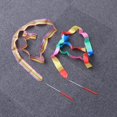 thumbnail image 4 of KAKOWELY 2 Pcs 2M Rhythmic Art Gymnastics Ribbon with Stick Children Dancing Streamers Riband Twirling Rod,78.74"X1.77"X0.2", 4 of 4