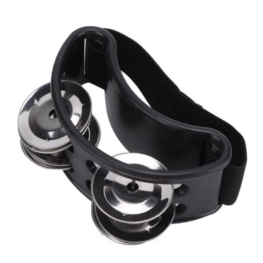 Foot Tambourine Shaker Percussion Drum Set Metal Jingle Bell Foot Percussion Musical Instrument For Playing Drums Or Guitar