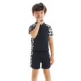 thumbnail image 5 of FOCUSNORM Father Son Swimming Short Pants, Parent-Child Print Swimming Trunks, 5 of 5