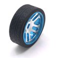 thumbnail image 3 of 1:28 Tires Wheel Rims Replacement Rubber Tires Accessory for Spielzeug 284131 Blue, 3 of 7