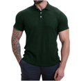 thumbnail image 2 of FNFYFH Clearance Chemises de Golf pour Hommes Col Manches Courtes T-Shirts Été Col Rabattu Blouses Vert Armée,TTG, 2 of 8