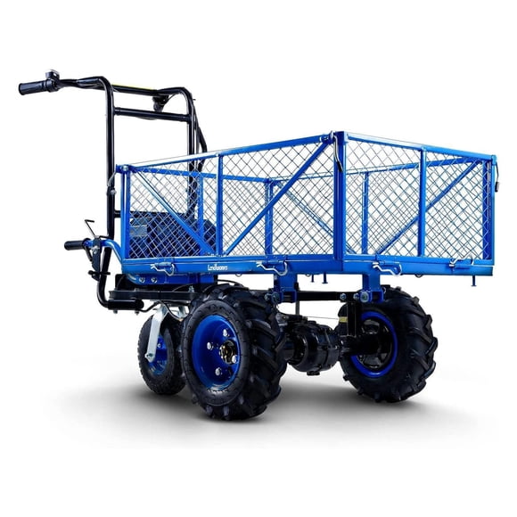 Landworks 48V 2Ah Self-Propelled Electric Utility Wagon - Effortlessly Haul up