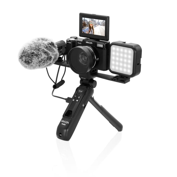 Minolta MND60V 64MP Mise au Point Automatique 4K60 Ultra HD Trousse de Caméra de Vlogue