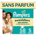 thumbnail image 2 of Pampers Swaddlers Diapers, Size S5 (20-37 lbs), Absorbent, Keeps Baby Dry and Comfortable, Pediatrician Recommended Skin Safe Disposable Baby Diaper, 2 of 29