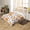 Orange, variant on Erosebridal Kawaii Dog Comforter Cover Queen,Floral Flower Bedding Sets Queen Size,Truck Decor,Reversible,3pcs(No Comforter)