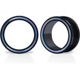 thumbnail image 1 of GHSDFBB 2 Pcs 316L Acier Inoxydable Vis Tunnel Bouchon d'Oreille Extensible Jauge 0G-1 Pouces, 1 of 5