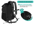 thumbnail image 3 of PetAmi Sac à Dos de Transport pour Animal de Compagnie Premium, Noir, 3 of 7