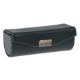 thumbnail image 4 of HILABEE 3.5" Handmade PU Leather Lichee Texture Lady Lipstick Holder Case w/ Mirror Deep Deep Green, 4 of 9