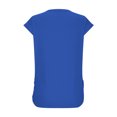 thumbnail image 4 of T-shirts d'Été pour Femmes Tendance 2025 Froncés à Manches Courtes Style Cap, T-Shirts Basiques à Col Rond, 4 of 8