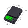 thumbnail image 3 of Hearth & Gear 500G/1000G Pocket Scale 0.01g High Accuracy Electronic Scale Digital Grams Scale With Backlit Tare Function Small Scale T Post Bracket for 2x4 Protractor Angle for Woodworking Electronic, 3 of 7