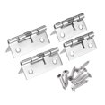 thumbnail image 1 of Unique Bargains Spring Loaded Hinges, 1.5' 2' 304 Stainless Steel Self Closing Hinge for Cabinet 1 Set, 1 of 5