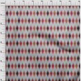 thumbnail image 3 of oneOone Georgette Viscose Fabric Argyle Ikat Printed Craft Fabric BTY 42 Inch Wide, 3 of 4