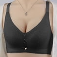 thumbnail image 2 of XZNGL Fashion Comfortable Womans Lace Beauty Back Solid Strap Wrap Plus Size Bra, 2 of 6