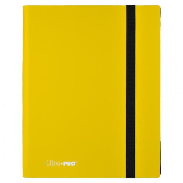 Ultra PRO Eclipse Classeur PRO 14 Pieds' x 10 Pieds' à 9 Pochettes, Jaune Citron