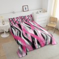 thumbnail image 4 of Erosebridal Geometric Stripe Bedding King Comforter Set,Abstract Artwork Bedding Sets King with Comforter,Geometry Lines Decor,Reversible,Breathable,3-Piece, 4 of 7
