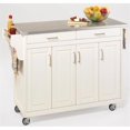 thumbnail image 1 of Homestyles Create-a-Cart Chariot de Cuisine en Bois Blanc Cassé, 1 of 17