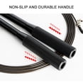 thumbnail image 3 of Yeacher Jump Ropes for Fitness Jump Rope 10 ft Jump Rope Men, Women Adjustable Adult Skipping Rope Without Tangling, 3 of 6