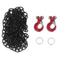 thumbnail image 2 of RC Trailer Chain, Replacement RC Tow Hook Decoration Aluminum Alloy Upgrade Part  For Outdoor Game Red,Blue,Black, 2 of 8