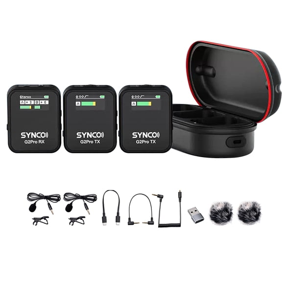 SYNCO G2A2 Pro Wireless Microphone System with 1 Receiver &