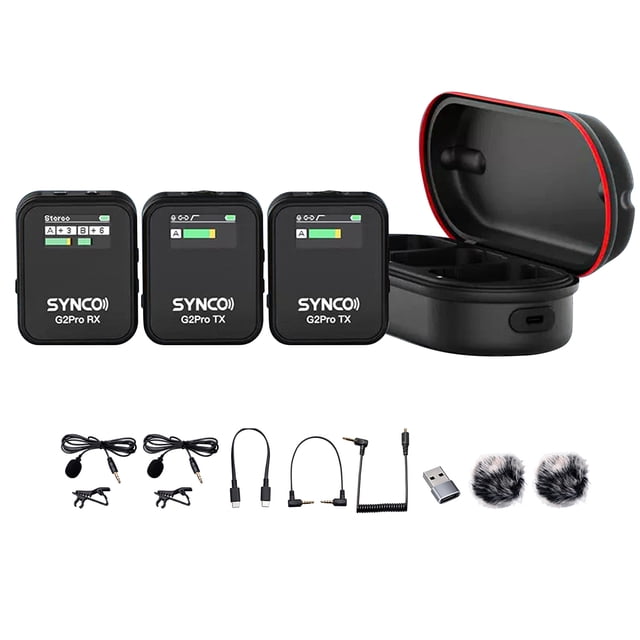 SYNCO G2A2 Pro Wireless Microphone System with 1 Receiver &