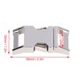 thumbnail image 4 of Belt Buckle, 4Pcs Side Release Buckle Fine Workmanship Simple Operation Light Weight Alloy Materials Belt Buckle[White], 4 of 9