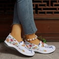 thumbnail image 4 of Womens Butterfly Orthopedic Wedge Walking Shoes Spring Autumn Comfortable Slip on Non-Slip Work Sneakers, 4 of 6