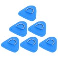 thumbnail image 1 of Unique Bargains 6 Pcs Écusson Anneau en D PVC Acier Inoxydable Forme Triangle Coussin Anneau en D Vert pour Kayak Canot Pont, 1 of 7