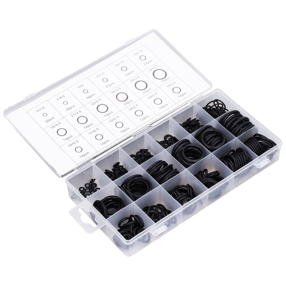 279Pcs Plumbing O Ring Seals , Rubber O Ring O Rings Assortment Set Kit Rubber Wear Resistant O Rings Assortment Set for Cars