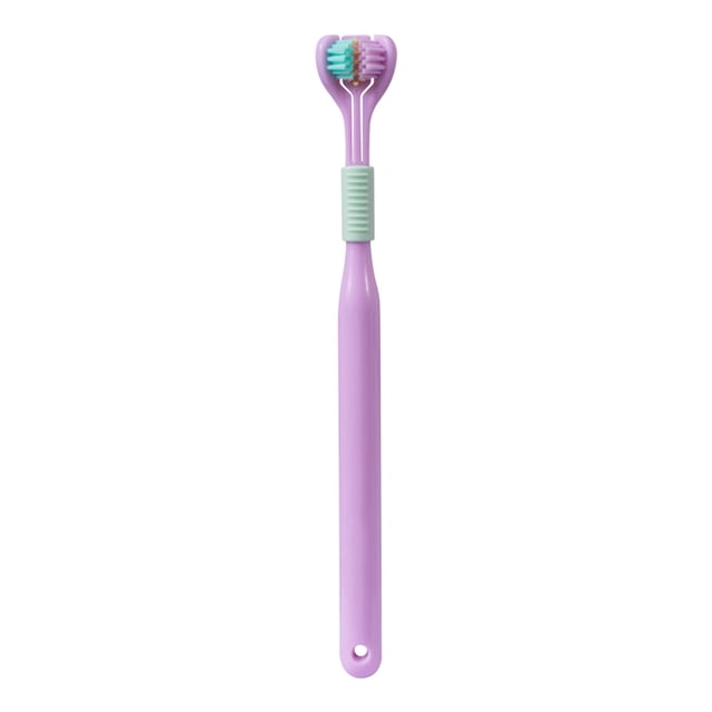 RYRDWP Adult Three-sided Toothbrush Men And Women Clean Soft Bristle Toothbrush Adult Toothbrush