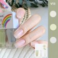 thumbnail image 2 of Riforla Three Color Nail Polish No Baking Quick Drying Set Durable Tearable Water Based Manicure 1ml Nail Polish, 2 of 3