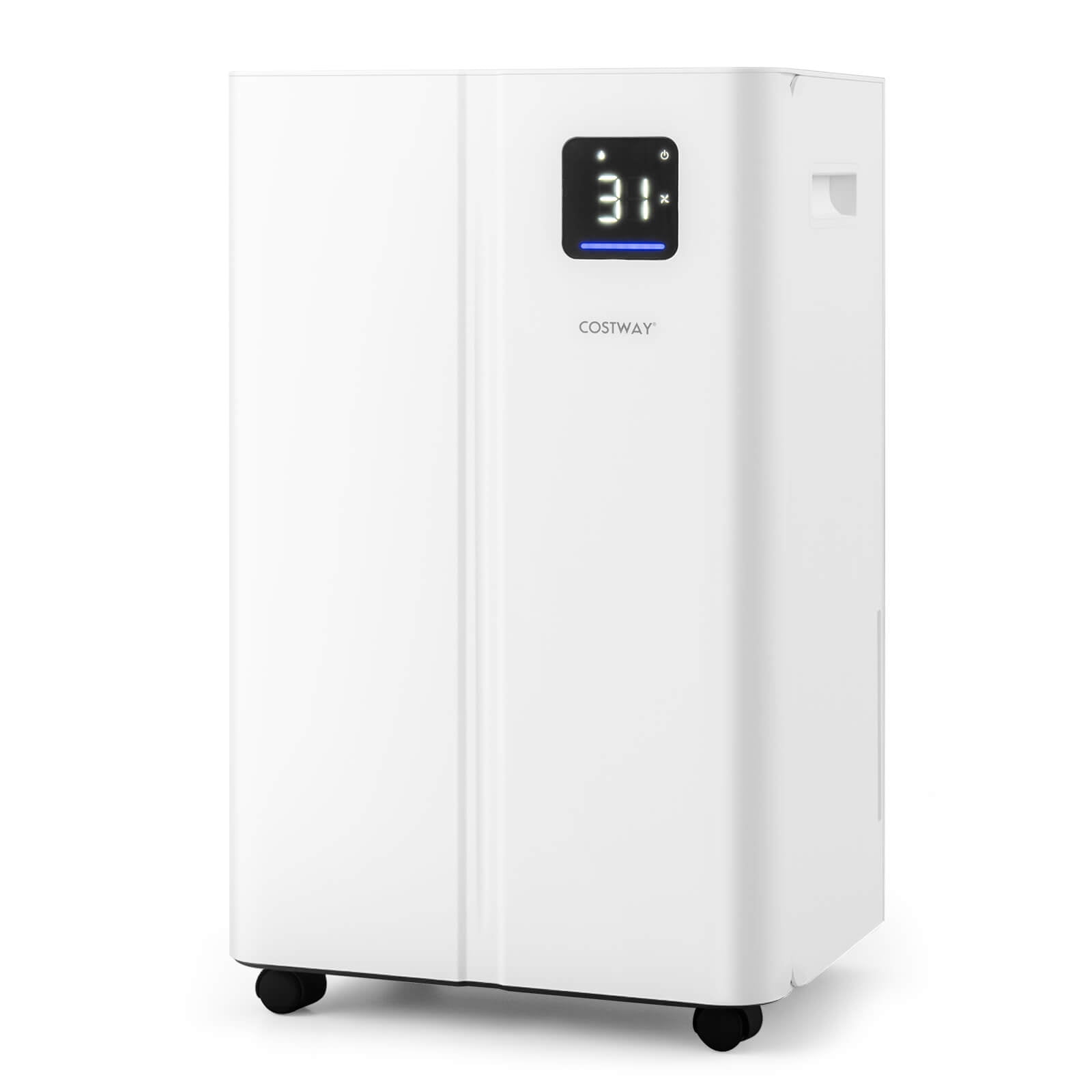 Costway déshumidificateur pour sous-sol 54 pintes avec réservoir d'eau de 4L, 4500 pi²