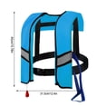thumbnail image 3 of COM1950s Life Jackets for Adults, Life Vests for Adults, Manual Inflatable Life Jacket Outdoor Adult Fishing Manual Air Expandable Life Jacket Vests, Adult Life Jackets, Adult Life Jackets, 3 of 3