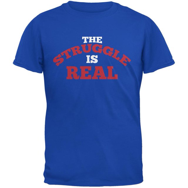 La Lutte Est un Vrai T-Shirt Royal pour Adulte