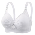 thumbnail image 1 of Birdeem Bras for Women Womans Printing Gathered Together Large Size Daily Bra Underwear No Rims, 1 of 11