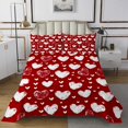 thumbnail image 1 of Erosebridal Kawaii Love Heart Coverlet Set Queen, Red Bedding Set, Cartoon Decor 3 Pieces, 1 of 5