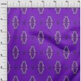 thumbnail image 3 of oneOone Polyester Spandex Purple Fabric Block Sewing Craft Projects Fabric Prints By Yard 56 Inch Wide, 3 of 5