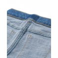 thumbnail image 4 of KIDSCOOL SPACE Jeans Mode pour Filles, Coupe Ajustée, Trous Déchirés, Paillettes Roses et Étoiles, Bleu, 5-6 Ans, 4 of 5