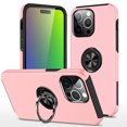 thumbnail image 1 of [PST] iPhone 16 Pro Max Ring Case, Hybrid Magnetic Kickstand Case Cover with Invisible Ring Stand, 1 of 5
