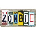 thumbnail image 1 of Plaque d'Immatriculation en Métal Style Zombie Cut, 1 of 2