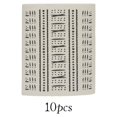 thumbnail image 2 of Pack of 10 Dishcloth Microfiber Absorbent Fast Dry Multiple Patterns Microfiber Clean Tools Household Supply Cleaning Cloth Kitchen Supplies Dish Towels Spot, 2 of 7