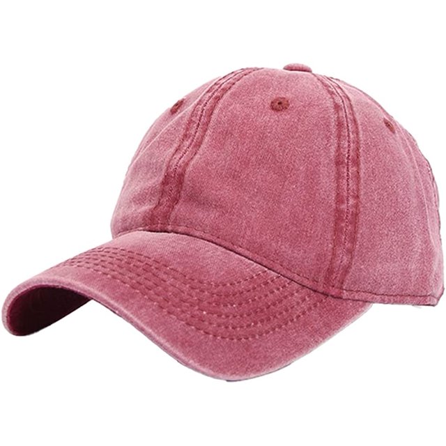 LinYooLi Retro Solid Baseball Cap for Women Men Trendy Denim Feel Soft Adjustable Skullcap Hats All Season Casual